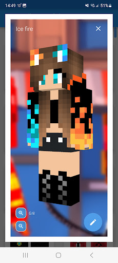 Skin Editor 3D for Minecraft ekran görüntüsü