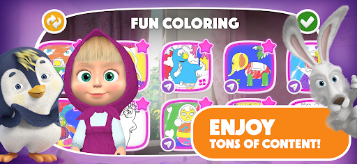 Masha and the Bear: Art Games ekran görüntüsü