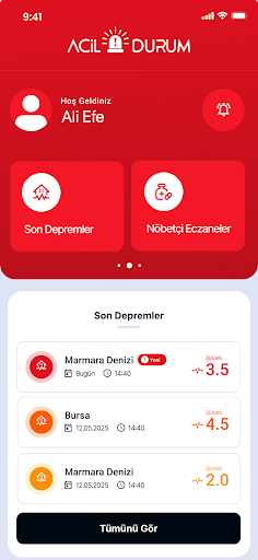 Acil Durum ekran görüntüsü