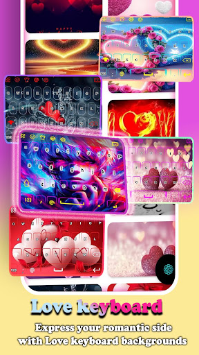 Neon Anime Mask Man Keyboard ekran görüntüsü