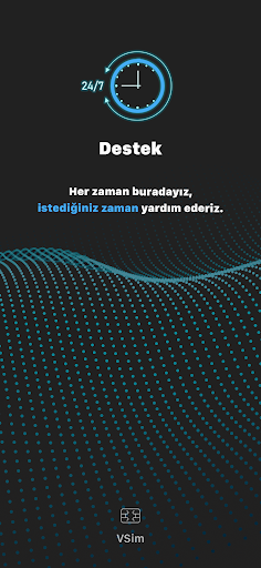 VSim - SMS Doğrulama ekran görüntüsü