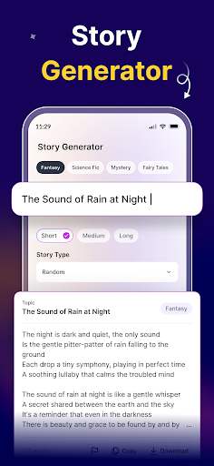 AI Paragraph - Story Writer ekran görüntüsü
