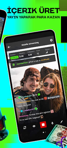 KICK: Live Streaming ekran görüntüsü