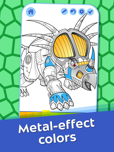 Dino Robots Coloring for Boys ekran görüntüsü