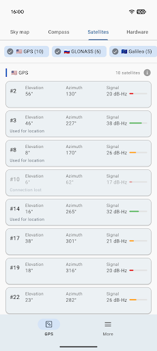 Nuyo GPS Status & Compass ekran görüntüsü