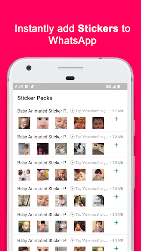 Baby Stickers: WASticker Apps ekran görüntüsü