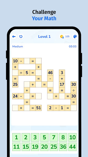 CrossMaths - Sayı Bulmacası ekran görüntüsü