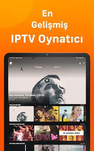 Xtream IPTV : Canlı TV ekran görüntüsü