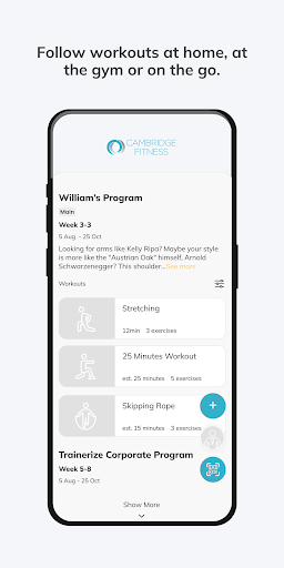 Cambridge Fitness ekran görüntüsü