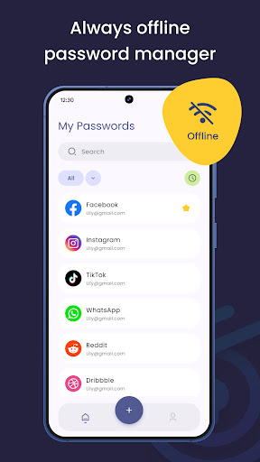 Owl Offline Password Manager ekran görüntüsü