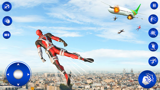 Superhero 3D: Fighting Games ekran görüntüsü