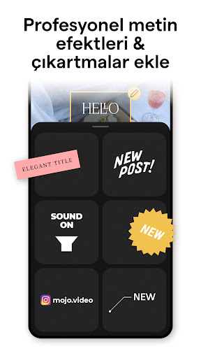 Mojo: Reels ve Video Captions ekran görüntüsü