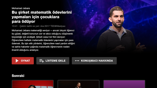 TED TV ekran görüntüsü