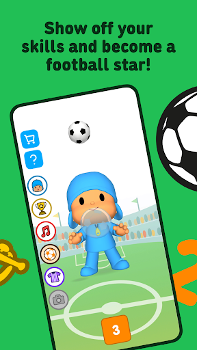 Talking Pocoyo Football ekran görüntüsü