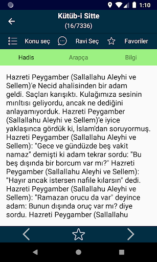 Kütüb-i Sitte - Hadisi Şerif ekran görüntüsü