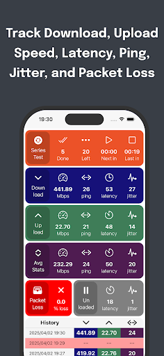 Wifi Speed Test Periodical Log ekran görüntüsü