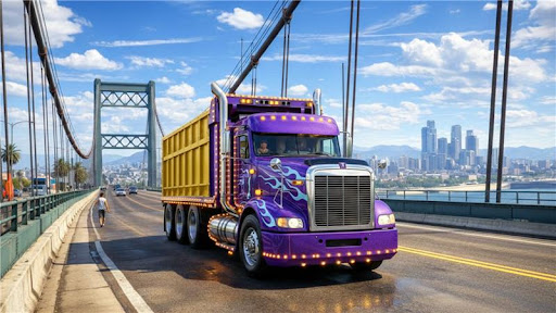 Mega Truck Driving Sim Games ekran görüntüsü