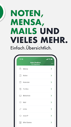 TU Clausthal CampusApp ekran görüntüsü