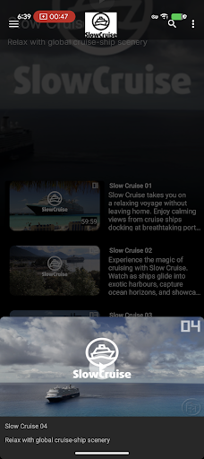 Slow Cruise TV ekran görüntüsü