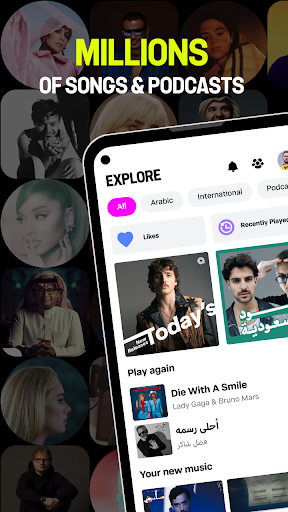Anghami: Play music & Podcasts ekran görüntüsü
