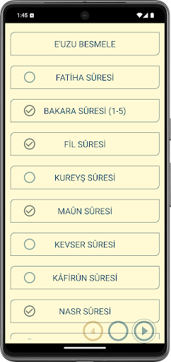 Sureler Dualar ekran görüntüsü