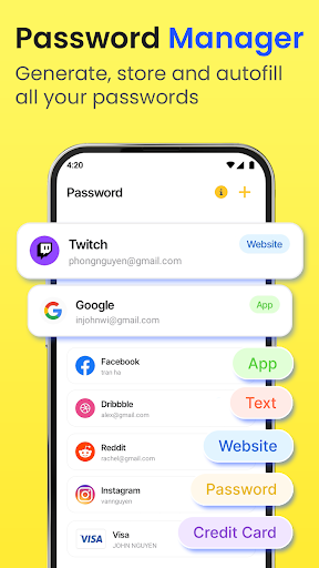 Authenticator for All Accounts ekran görüntüsü