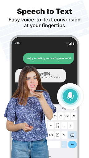 Zawgyi Myanmar keyboard ekran görüntüsü