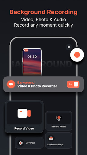 Background Recorder Camera ekran görüntüsü