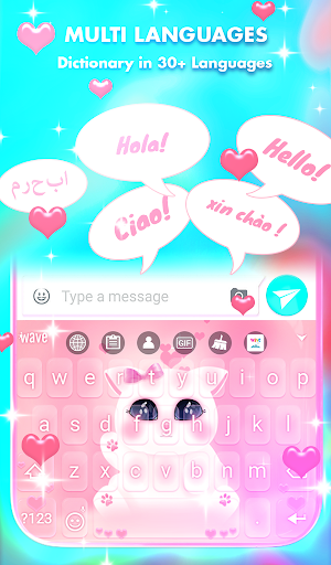 Kitty Love Wallpaper ekran görüntüsü