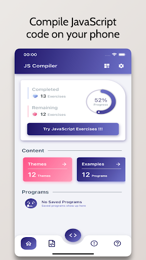 JavaScript Compiler - Run .js ekran görüntüsü