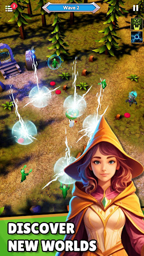 Idle Tower Defense: RPG Wizard ekran görüntüsü