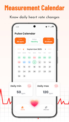 Pulse & Heart Rate Monitor ekran görüntüsü