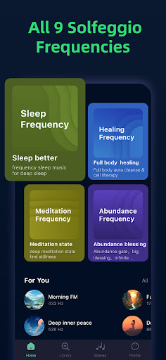 Healing Frequencies Sounds Hz ekran görüntüsü