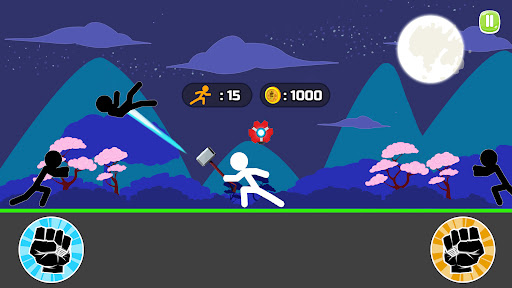 Stickman Fighter Epic Battle 2 ekran görüntüsü