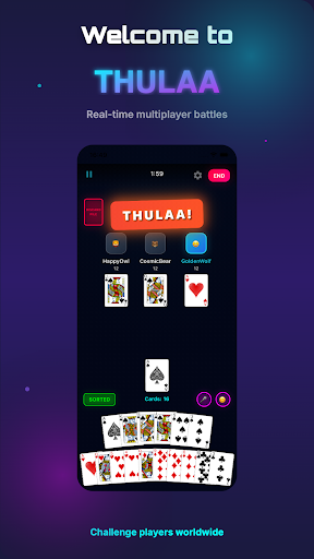 Thulaa - Bhabhi Card Game ekran görüntüsü