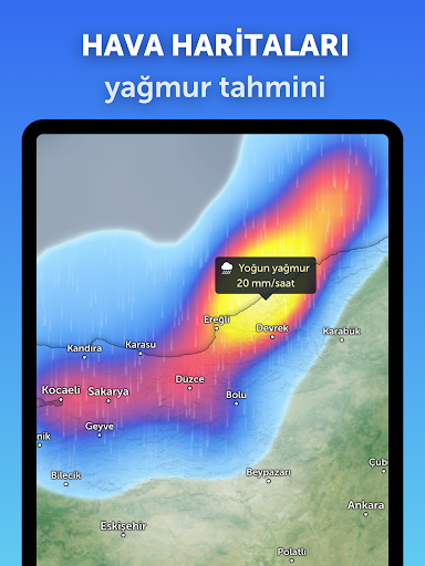 Zoom Earth - Hava durumu ekran görüntüsü