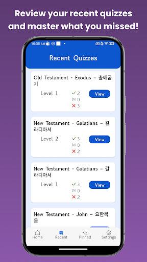 Korean Bible Quiz ekran görüntüsü