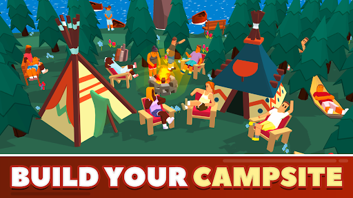 Camping Empire Tycoon : Idle ekran görüntüsü