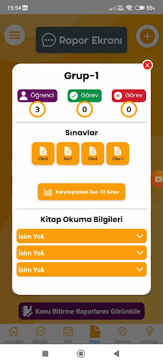 Mentor Takip ekran görüntüsü