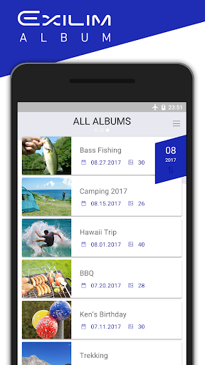 EXILIM ALBUM ekran görüntüsü