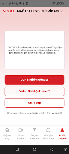 Vestel Dijital Göz ekran görüntüsü