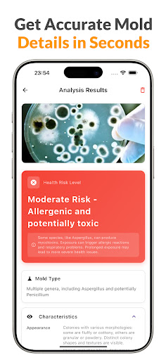 Ai Mold identifier ekran görüntüsü