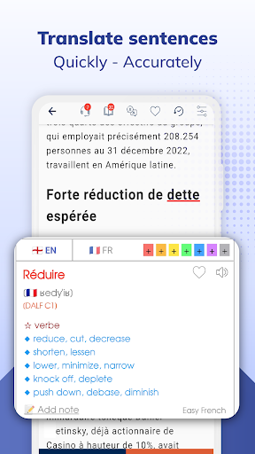 Todaii: Learn French by news ekran görüntüsü