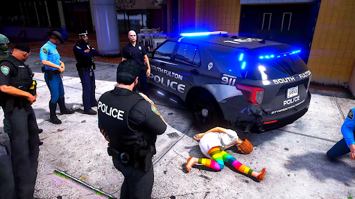 Police car Chase Game Offline ekran görüntüsü