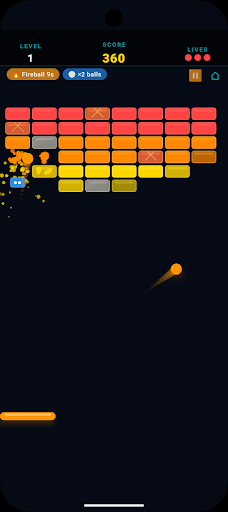 Brick Breaker ekran görüntüsü