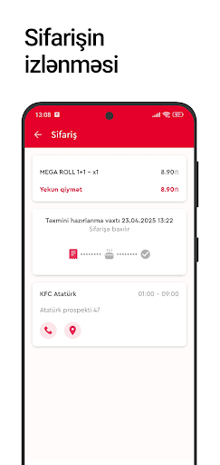 KFC Azerbaijan ekran görüntüsü