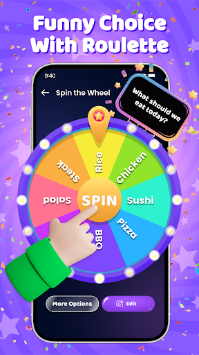 Spin The Wheel: Finger Chooser ekran görüntüsü