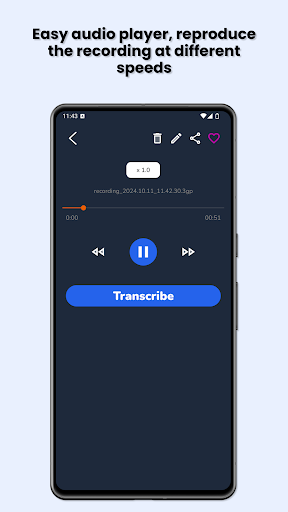 Voice Recorder & Transcriber ekran görüntüsü
