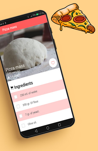 Dough and pizza recipes ekran görüntüsü