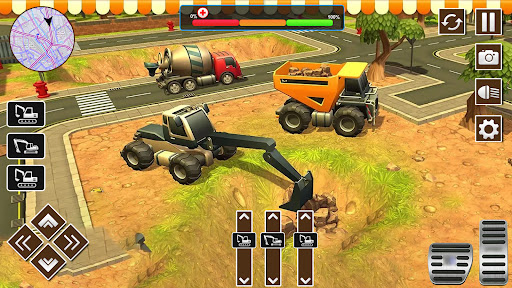 Construction 3D Excavator Sim ekran görüntüsü